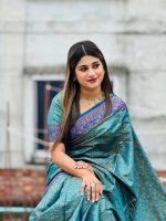প্রিমিয়াম কাঞ্চি কাতান শাড়ি - Image 2