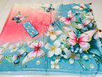 Most Viral Digital Printed Topetor Silk Saree - Image 7