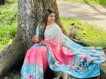 Most Viral Digital Printed Topetor Silk Saree - Image 5