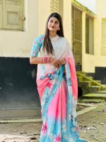Most Viral Digital Printed Topetor Silk Saree