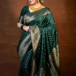 ✨ ইন্ডিয়ান অরিজিনাল প্রিমিয়াম সফট সিল্ক কাঞ্জি কাতান শাড়ি 🌺