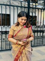 ইন্ডিয়ান অরিজিনাল লামা সিল্ক শাড়ি - Image 11