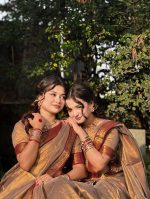 ইন্ডিয়ান অরিজিনাল লামা সিল্ক শাড়ি - Image 6