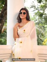 🌻 Premium Digital Printed Silk Saree 🌻 - Image 3